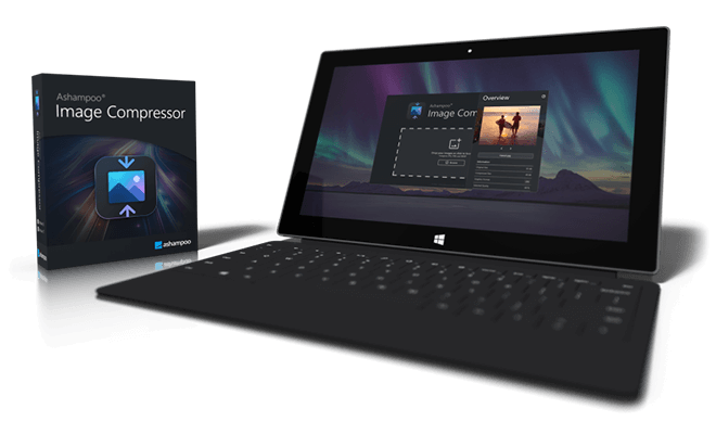 Ashampoo® Image Compressor - Notebook Screenshot